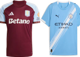 Aston Villa v Man City Kits Portfolio