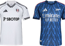 Fulham v Arsenal 2025-26 Kits
