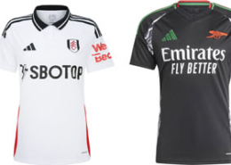 Fulham v Arsenal 2025-26 Kits