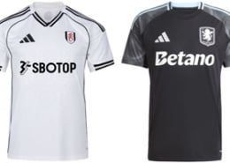 Fulham v Aston Villa 2025-26 Kits