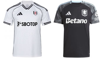 Fulham v Aston Villa 2025-26 Kits