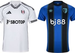 Fulham v Bournemouth 2025-26 Kits
