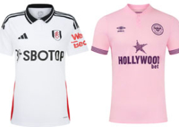 Fulham v Brentford 2025-26 Kits