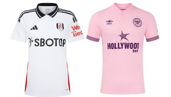 Fulham v Brentford 2025-26 Kits