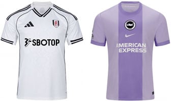 Fulham v Brighton 2025-26 Kits