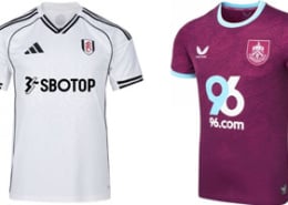 Fulham v Burnley 2025-26 Kits