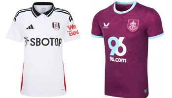 Fulham v Burnley 2025-26 Kits