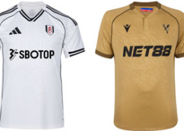 Fulham v Crystal Palace 2025-26 Kits