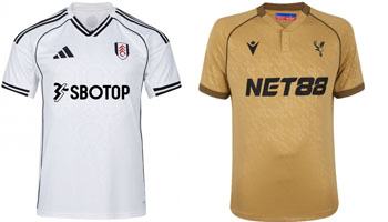 Fulham v Crystal Palace 2025-26 Kits