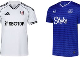 Fulham v Everton 2025-26 Kits