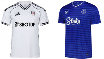 Fulham v Everton 2025-26 Kits