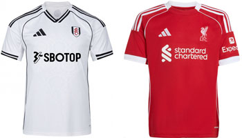 Fulham v Liverpool 2025-26 Kits