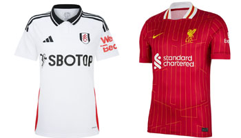 Fulham v Liverpool 2025-26 Kits