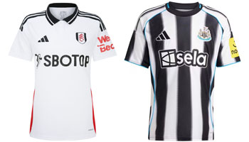 Fulham v Newcastle 2025-26 Kits