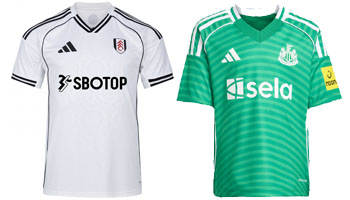 Fulham v Newcastle United 2025-26 Kits