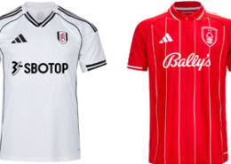 Fulham v Nottingham Forest 2025-26 Kits