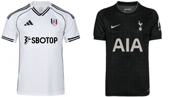 Fulham v Spurs 2025-26 Kits