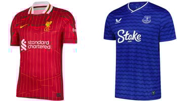 Liverpool v Everton 2025-26 Kits