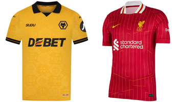 Wolves v Liverpool 2025-26 Kits