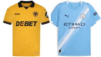 Wolves v Manchester City 2025-26 Kits