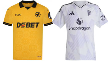 Wolves v Manchester United 2025-26 Kits