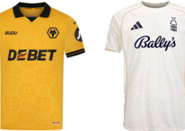 Wolves v Nottingham Forest 2025-26 Kits