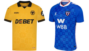 Wolves v Sunderland 2025-26 Kits