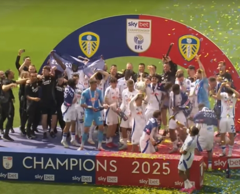 Leeds United EFL Championship title win