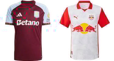 Aston Villa vs RB Salzburg kits 25-26