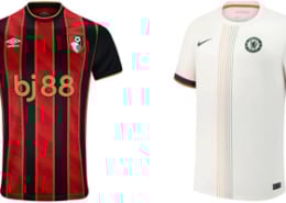 Bournemouth v Chelsea 2025-26 Kits