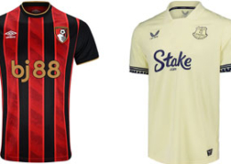 Bournemouth v Everton 2025-26 Kits