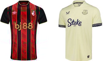 Bournemouth v Everton 2025-26 Kits
