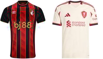 Bournemouth v Liverpool 2025-26 Kits