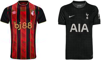 Bournemouth v Spurs 2025-26 Kits