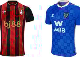 Bournemouth v Sunderland 2025-26 Kits