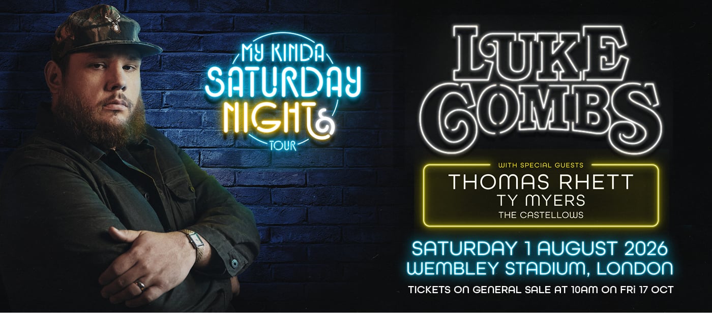 Luke Combs Hospitality Packages & VIP Tickets Luke Combs – Wembley Stadium