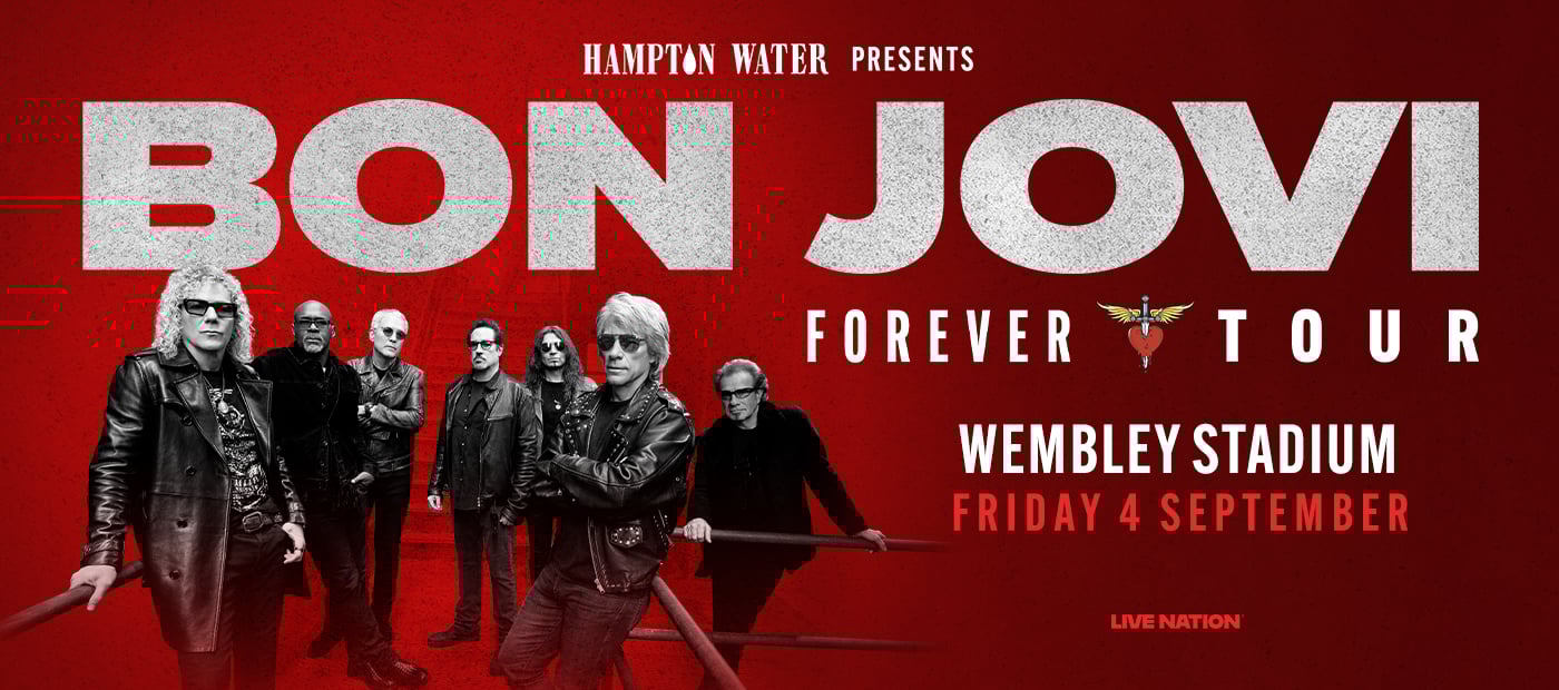 Bon Jovi Hospitality Packages & VIP Tickets Bon Jovi – Wembley Stadium Forever Tour – Friday 4th September 2026. 