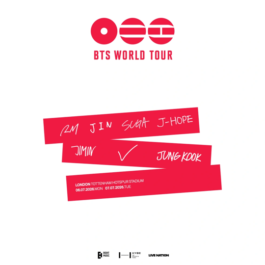 BTS World Tour Hospitality – Tottenham Hotspur Stadium