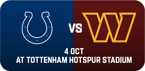 Indianapolis Colts v Washington Commanders Hospitality – Tottenham Hotspur Stadium - NFL London Games 2026