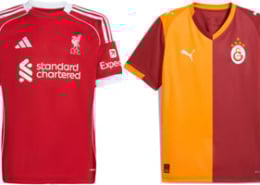 Liverpool v Galatasaray 2025-26 Kits