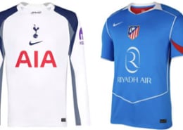 Spurs v Atletico Madrid Champions League 2025-26 Kits