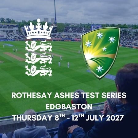 England v Australia Hospitality Ashes Test Series Edgbaston 2027